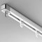 Vorhangschiene Gardinenschiene Gardinenstange Einziehbar Vorhangschiene Decke/Wand Raumtrenner, Weiß Vorhangschienen-System Für Kliniken Badezimmer, Kleiderstange Für Kleiderschränke ( Color : Wall ,