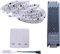 TOPXCDZ DC24V 10M WS2811 Pferderennen FÜHRTE Streifen 2835 120Led/m Laufende Wasser Fließende Licht mit Wireless Controller Kühlen natürliche Warme Weiß (Cool White)