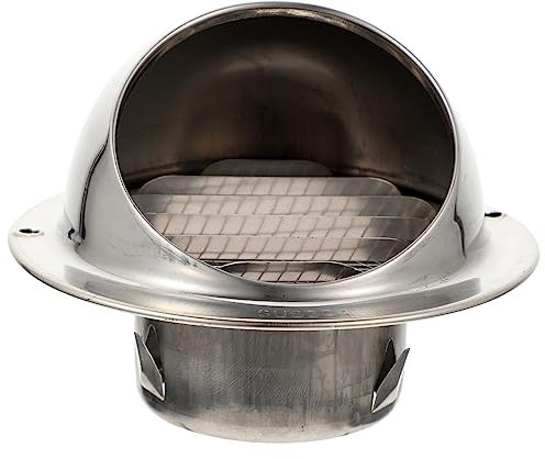 GOOHOCHY Extracteur Air Mural Inox Avec Clapet Anti-retour Et Inox Ventilation Pour Bureau Cuisine Industrielle Démontable Et Facile à Entretenir