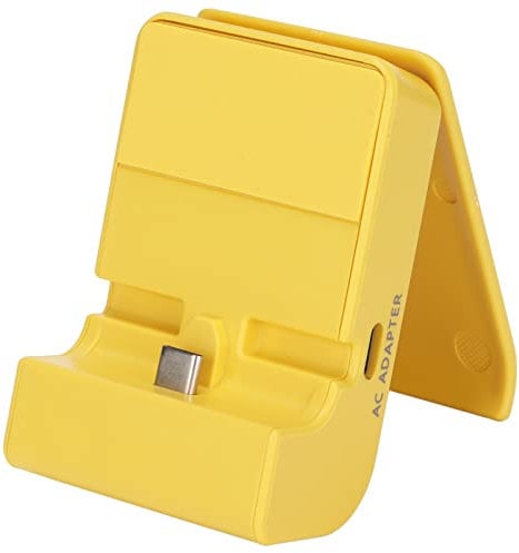 Switch Dock, Switch Docking Station Switch Dock Replacement Switch Charging Dock Switch Tv Dock with Type C Port Docks Accessories for Switch(Yellow)