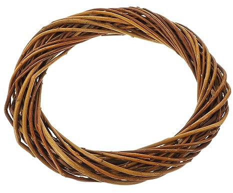 ifundom Lose Weidenkranz-Set 20 cm Weidenkranz Für Weihnachtsdekoration Festlich