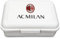 Porta Pranzo e Merenda Milan Gadget Ufficiale, Box Lunch Bambini Scuola Quadrato Zaino - Sandwich Box Idea Regalo Pvc Free