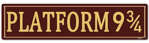 Gnictely Funny Street Sign,Home Room Wall Decor,Man Cave Sign PLATFORM 9 3/4 4 * 16 Metal Aluminum Sign