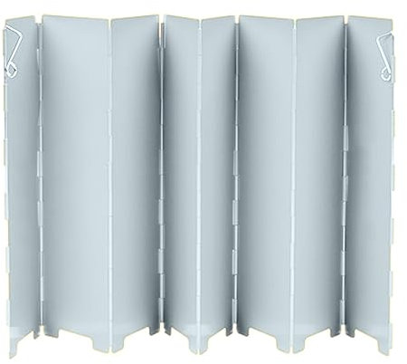 Lembeauty Escudo de Viento para Cocina de Camping - Protector de Parabrisas de Campamento Prueba de Viento para Quemador de Camping - Estufa portátil para pícnic al Aire Libre, Pantalla de Viento
