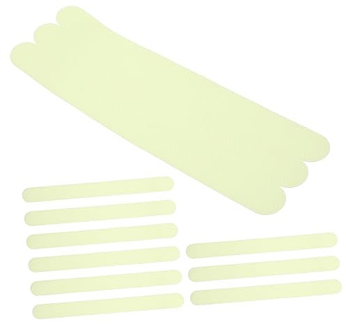 ORFOFE 24 Pcs Non Skid Stair Treads Glowthe Dark Reflective Strips for Steps, Self Adhesive Safety Grip Tape, Prevent the Elderly, Children, Pets from Slipping, for Indoor and Outdoor Stairs