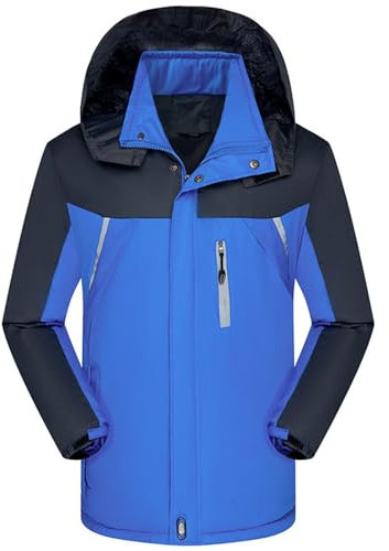 Hi Vis Softshell-Jacke, wasserdicht, für Damen, Übergröße, Winter-Regenmantel, Kapuzenjacke, Fleece-Jacken, durchgehender Reißverschluss mit Kapuze, Oberbekleidung mit Taschen, Mantel für Wandern,