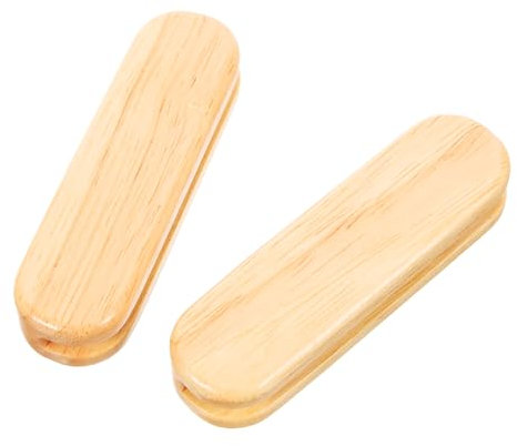 LALADEFIEE 2stücke Teiliges Hitzebeständige Holzpfannengriffe rutschfest Passend Für Grill Backpfannen Schützt Hände Vor Verbrennungen Einfach Zu Montierende Küchenhelfer