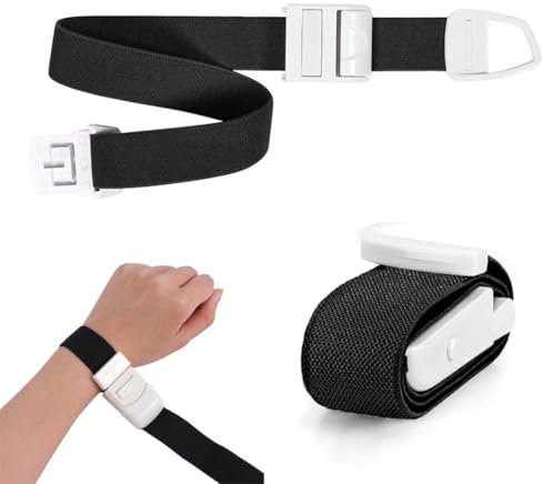 2 piezas torniquete negro de enfermera, torniquete rápido, hebilla de torniquete, tubos de almacenamiento IV, existencias IV