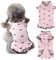 Yoolhamy Hundekleidung für kleine Hunde, Chihuahua Kleidung, Hunde Shirt Dünn Frühling, Sommer, T-Shirts, Rüschen, atmungsaktives Kleid für Shih Tzu Yorkshire, Welpen, Mädchen, Haustiere
