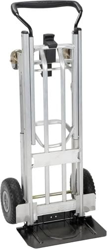 JKELPV Transportkarre 4-in-1-Klapp-Serien-Sackkarre mit plattenfreien Rädern Multifunktionskarre