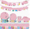 51PCS Princess Thème Couverts De Fête, Princess Vaisselle De Fête d'Anniversaire Ensemble De Vaisselle Anniversaires Fournitures De Décoration Assiettes, Gobelets, Serviettes, Nappes