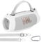 Lebakort Housse en Silicone pour JBL Charge 6 Enceinte Portable (Blanc)