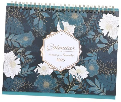 OSALADI Tischkalender Mondneujahrskalender Von Jan Bis Dez Tagesplaner Mit Memoseiten Klappkalender Fürs Klassenzimmer Bürokalender