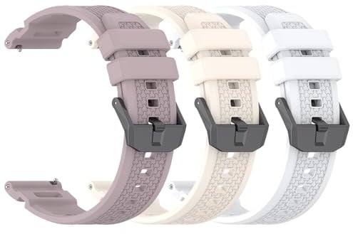 RuenTech Compatible with Acclafit Smartwatch Bracelet 24 mm, Silicone Replacement Strap Watch Strap Silicone Strap for Acclafit P5 1.85 Inch Smartwatch Accessories