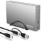 RSHTECH Hard Drive Enclosure, USB C 3.0 to SATA Hard Drive Canddy for 3.5 inch SATA I/II/III HDD SSD up to 24TB, Aluminum External 3.5 HDD Case with 3.3ft USB Cable and 12V Power Adapter (RSH-339STC)