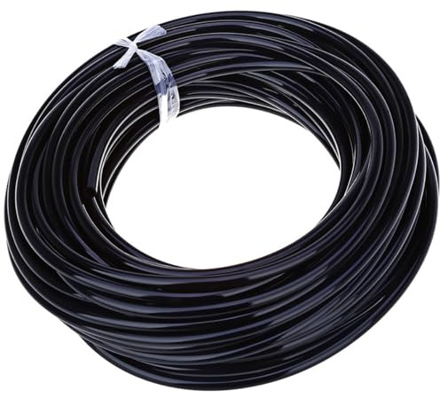 DEJIN Tropfbewässerungsschlauch, 5/8mm, Garten-Tropfschlauch, Flexibler PVC-Bewässerungsschlauch for Gartenpflanzen Im Freien(30m)