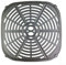 Cestello di ricambio per friggitrice ad aria, griglia quadrata in rete, compatibile con più friggitrici ad aria, antiaderente, accessorio da forno, 22,5 x 22,5 cm, nero