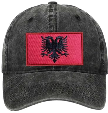 Petite Pine Dänemark Baseballkappe mit gewaschenem Baumwollstoff,Hut mit gesticktem DänischPatch,Sonnenmütze,Verstellbare Baseballcap für Unisex Männer Frauen Teens Washed Baseball Cap Denmark