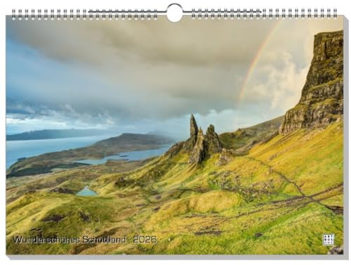 artboxONE Kalender 2026 Wunderschönes Schottland Wandkalender A3 2026 Natur