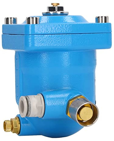 Aramox Low Loss, Aluminum Alloy Cover Automatic Drainer with DN15 Drain Valve Automatic Pneumatic Air Compressor Filter Water Trap Outlet DN6 Drainage Auto Drainer Stainless Steel Ball (Drainer)