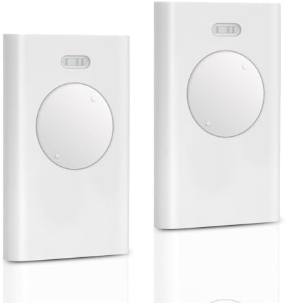 2PCS Telecomando Cancello 2 Canali, Compatibile con FAAC XT2 433 SLH LR – 433,92 MHz, 2 canali, colore bianco – Sostituzione per automazione cancelli garage