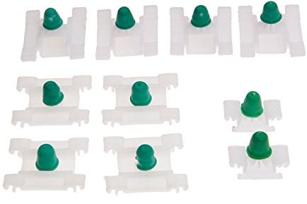 10 x Clips Agrafe Plastique Porte Moulure Garniture Clips Compatible avec VW Golf MK3 GTI