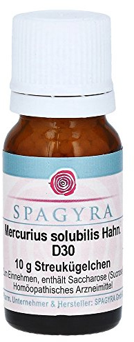 MERCURIUS SOLUBILIS Hahnemanni D 30 Globuli