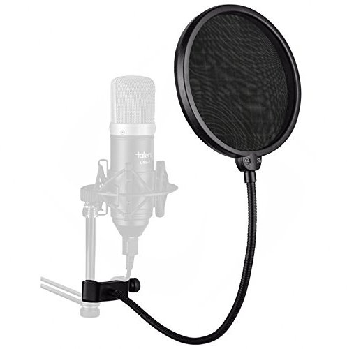 YOUSHARES Micro Filtre Anti Pop Pour Bird UM1 et La plupart des Microphone, Pare-Brise Anti Vent Améliorer la Qualité du son