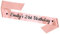My Pretty Little Gifts Personalised Sash - Customisation - Rose Gold Sash