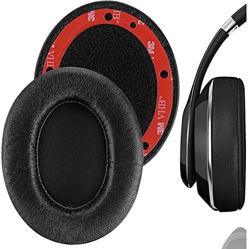 Geekria Elite Sheepskin Replacement Ear Pads for Beats Studio 2 Headphones, Repair Parts (Black)