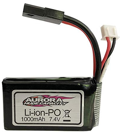 Momola Nouvelle Mise à Niveau Batterie Rechargeable 7.4V 1000mAh pour 1/16 XLH 9130 9136 9137 Camion de Voiture 4WD,Accessoires Voiture RC de Jouet de Haute Qualité
