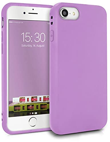 MyGadget Cover per iPhone SE 2022 | 2020 | 7 | 8 - Custodia Protettiva in Silicone Morbido Case TPU Flessibile - Protezione Antiurto & Antigraffio Fucsia