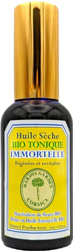 BIOTONIC Immortelle Trockenöl 50ml. Multifunktion für Körper, Gesicht und Haare. Regeneriert und Revitalisiert
