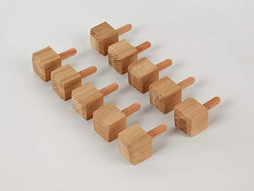 Ziernägel - Eiche gefast - 25x25x25 mm