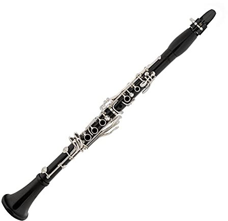 Lechgold BK-20/18 Bb-Klarinette Böhm - Französische Griffweise - 18 Klappen, 6 Ringe - Korpus aus Grenadill - Mechanik aus versilbertem Neusilber - Inklusive 2 Birnen, Mundstück und Softcase