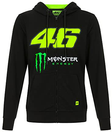 Valentino Rossi Sweatshirt Monster Energy,Mann,L,Schwarz