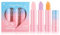 3 Pcs Color Changing Lipstick Lip Balm, Temperature Color Changed Lip Tint Stain Gloss Balm Long Lasting Waterproof Moisturizer Jelly Crystal Lipstick Set for Women