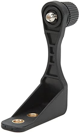 Adaptador de Trípode Binocular, Soporte de Montaje en Forma de L Portátil de 1/4 Pulgadas Adaptador de Montaje de Trípode Binocular Compacto para Conectar Trípode de Cámara de Telescopio Binocular