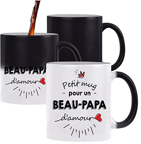 Tasse Petit Mug magique d'un Beau-Papa d'amour | Idée Tasse Cadeau Famille Papa Fête des Pères Anniversaire Noël