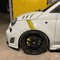 ADESIVI COMPATIBILE CON 500 ABARTH 595 PARAFANGHI COFANO SCORPIONE TUNING SPORT (ORO)