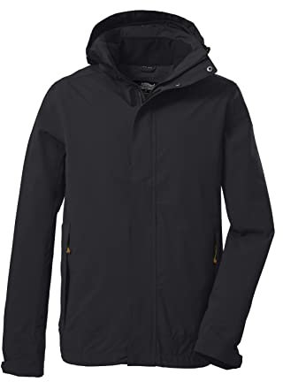 Killtec Herren Funktionsjacke/Outdoorjacke mit abzippbarer Kapuze KOS 87 MN JCKT_XENIOS; schwarz, S, 39147-000