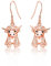 Highland Cow Dangle Earrings 925 Sterling Sliver Rose Golden Highland Cow Jewelry Gifts For Women Girls…