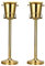 Champagner-Eimer mit Ständer, Eiskübel mit Ständer, Edelstahl-Eimer, Weinkühler auf Ständer, 5,4 kg, gehämmert, hoher Eiskübelständer für Party, Bar, KTV, Grill, Zuhause, 91 cm (Gold (2 Packungen)