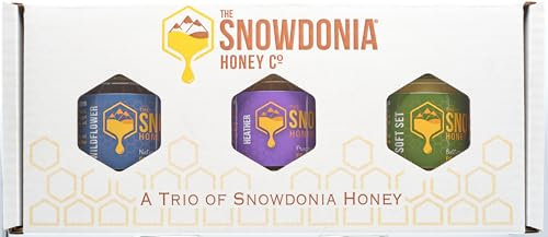 Trio of Welsh Honey in 227g Jars | (Wildflower | PURE HEATHER | Soft Set) | Our Greatest Hits Direct from the Beekeeper from the mountains of Snowdonia