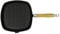 BaraSh Griddle Pan for All Hobs Incl Induction, Gas BBQs, Fire Pits & Camping Stoves, Oven-Proof Non-Stick Aluminium Pan with Removable Handle, Delicious Chargrilled Meat Chicken Fish & Veg,Grill Pan