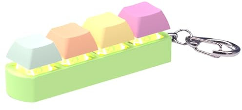 Paodduk Tastatur Clicker Fidget Schlüsselanhänger Keyboard Zappelspielzeug Tastatur Zappelwürfel Taste Fidget Schlüsselanhänger Finger Keyboard Spielzeug Geschenk für Kinder Erwachsene