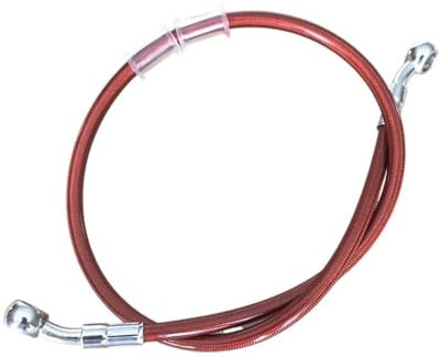WOLWES Motorrad Bremsleitung Rohrleitung Geflochtener Ölschlauch 400 Mm – 1000 Mm Für Yamaha Motorrad Hydraulischer Bremsschlauch Leitungskabel 10 Mm Banjo (Color : 700mm)