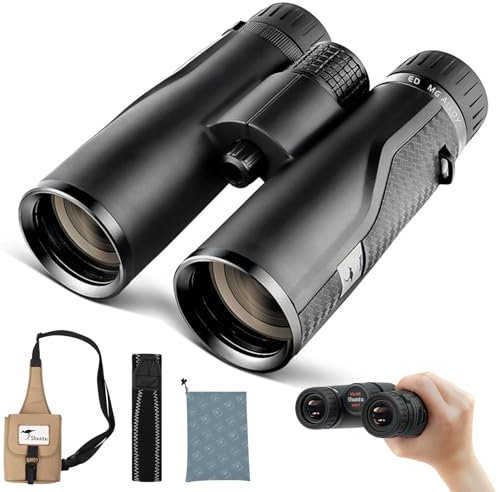 Premium ED Fernglas 10x42 für Erwachsene - High Power HD Wasserdichtes Fernglas für Vogelbeobachtung, Jagd & Reisen