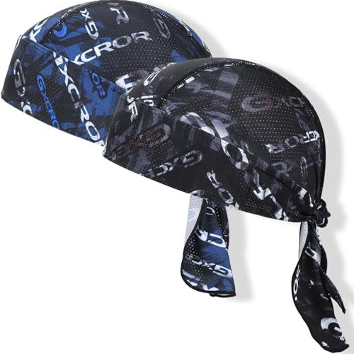 GXCROR Sports Bandana Cap Bandana Kopftuch Fahrrad Kopfbedeckung Atmungsaktiv nimmt Schweiß auf Hat