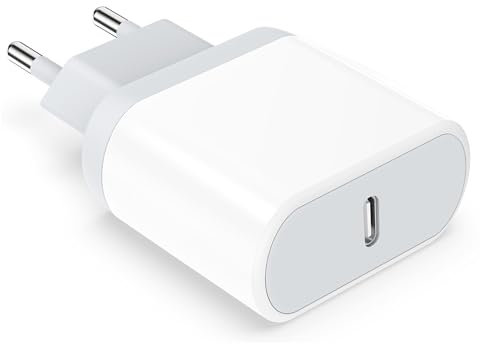 Cargador USB C, Enchufe for iPhone 16/16 Pro/16 Pro Max/16 Plus/15/14/13/12/11/8/XS/XR/SE, Pad, 20W USBC Carga Rapido Tipo C Cabezal Adaptador Pared Rapida Cargado Corriente Charger Lynban